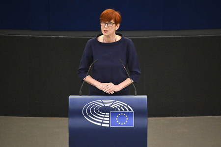 Debatte über Roma-Gemeinschaften im EU-Parlament in Straßburg