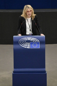 Debatte über Roma-Gemeinschaften im EU-Parlament in Straßburg