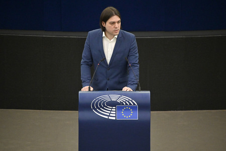 Debatte über Roma-Gemeinschaften im EU-Parlament in Straßburg