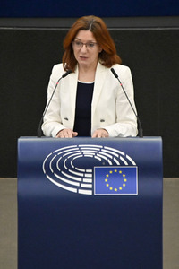 Debatte über Roma-Gemeinschaften im EU-Parlament in Straßburg