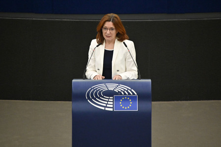 Debatte über Roma-Gemeinschaften im EU-Parlament in Straßburg