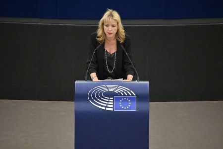 Debatte über Roma-Gemeinschaften im EU-Parlament in Straßburg