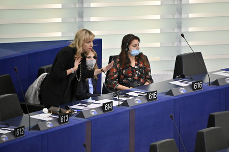 Debatte über Roma-Gemeinschaften im EU-Parlament in Straßburg