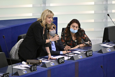 Debatte über Roma-Gemeinschaften im EU-Parlament in Straßburg