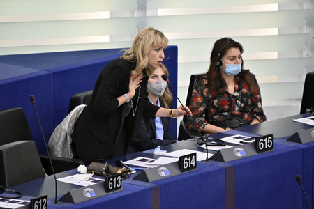 Debatte über Roma-Gemeinschaften im EU-Parlament in Straßburg