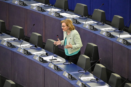 Debatte über Roma-Gemeinschaften im EU-Parlament in Straßburg