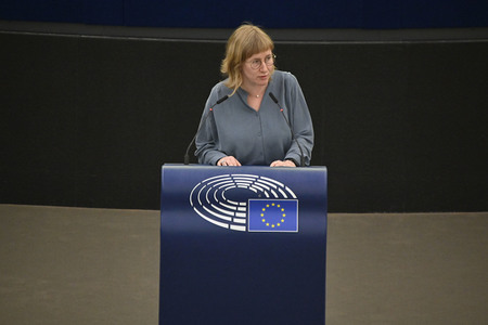 Debatte über Roma-Gemeinschaften im EU-Parlament in Straßburg