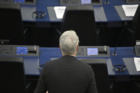 Debatte über Roma-Gemeinschaften im EU-Parlament in Straßburg