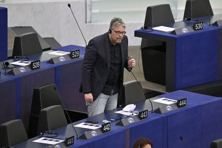 Debatte über Roma-Gemeinschaften im EU-Parlament in Straßburg