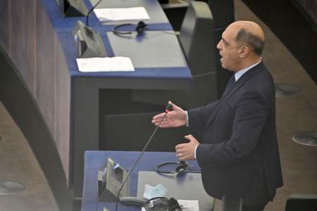 Debatte über Roma-Gemeinschaften im EU-Parlament in Straßburg