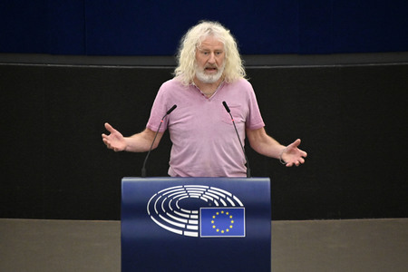 Debatte über Roma-Gemeinschaften im EU-Parlament in Straßburg