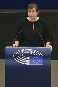 Debatte über Roma-Gemeinschaften im EU-Parlament in Straßburg