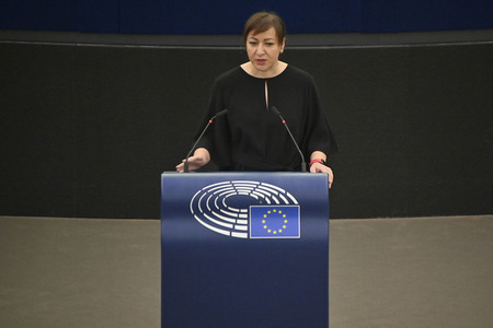 Debatte über Roma-Gemeinschaften im EU-Parlament in Straßburg