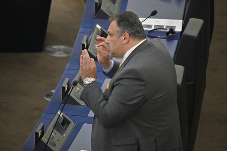 Debatte über Roma-Gemeinschaften im EU-Parlament in Straßburg