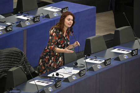 Debatte über Roma-Gemeinschaften im EU-Parlament in Straßburg