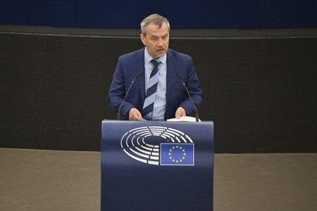 Debatte über Roma-Gemeinschaften im EU-Parlament in Straßburg