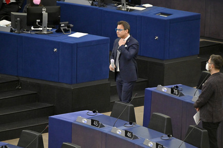 Debatte über Roma-Gemeinschaften im EU-Parlament in Straßburg