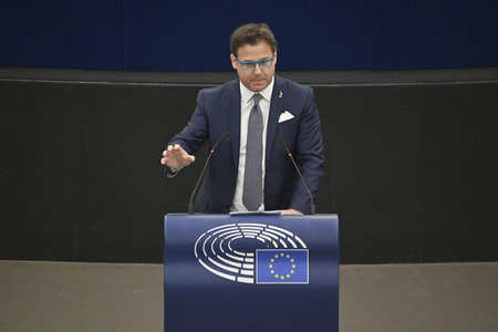 Debatte über Roma-Gemeinschaften im EU-Parlament in Straßburg