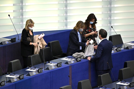 Debatte über Roma-Gemeinschaften im EU-Parlament in Straßburg