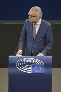 Debatte über Roma-Gemeinschaften im EU-Parlament in Straßburg