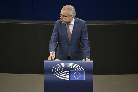 Debatte über Roma-Gemeinschaften im EU-Parlament in Straßburg