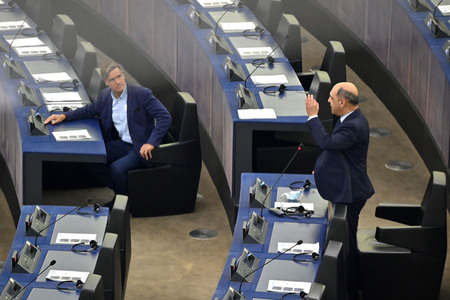 Debatte über Roma-Gemeinschaften im EU-Parlament in Straßburg