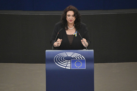 Debatte über Roma-Gemeinschaften im EU-Parlament in Straßburg