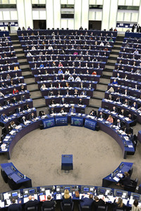Abstimmung über Sanktionen gegen Russland im EU-Parlament in Straßburg