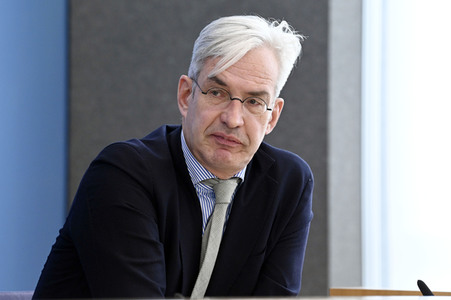 Bundespressekonferenz zur Verfassungsklage gegen das zweite Nachtragshaushaltsgesetz 2021 in Berlin