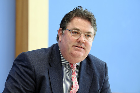 Bundespressekonferenz zur Verfassungsklage gegen das zweite Nachtragshaushaltsgesetz 2021 in Berlin