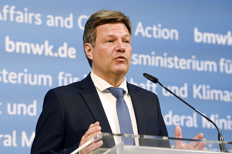 Pressestatement von Robert Habeck in Berlin