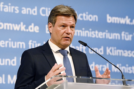Pressestatement von Robert Habeck in Berlin