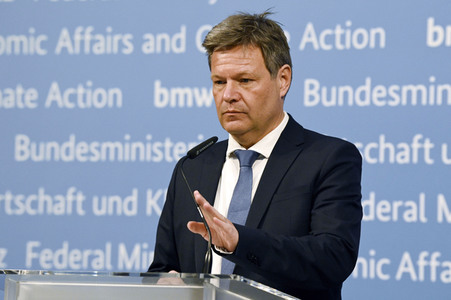 Pressestatement von Robert Habeck in Berlin