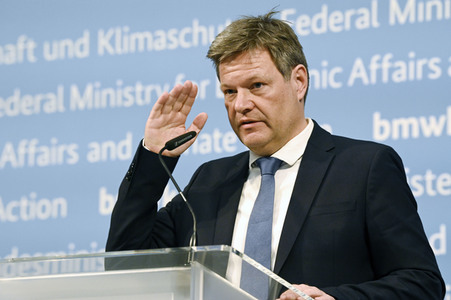 Pressestatement von Robert Habeck in Berlin