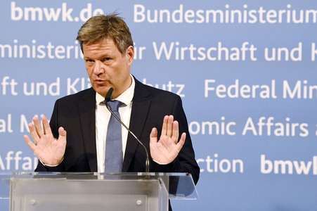Pressestatement von Robert Habeck in Berlin
