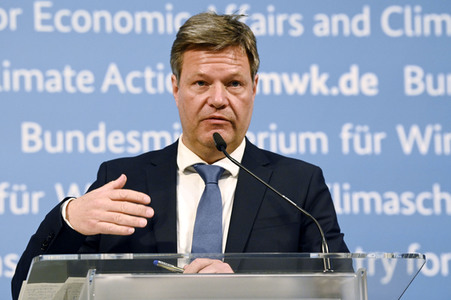 Pressestatement von Robert Habeck in Berlin