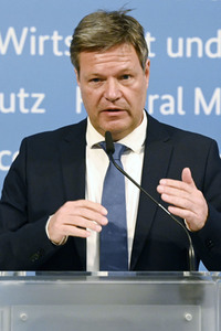 Pressestatement von Robert Habeck in Berlin