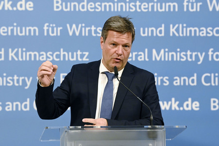Pressestatement von Robert Habeck in Berlin