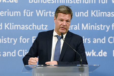 Pressestatement von Robert Habeck in Berlin