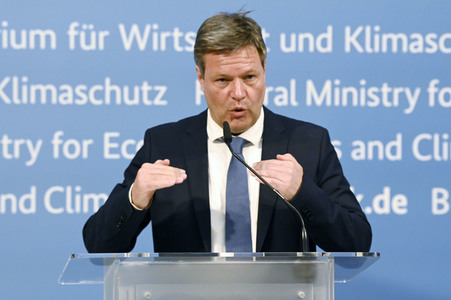 Pressestatement von Robert Habeck in Berlin