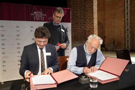Pressekonferenz mit Dieter Hallervorden in Dessau