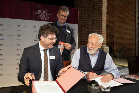 Pressekonferenz mit Dieter Hallervorden in Dessau