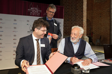 Pressekonferenz mit Dieter Hallervorden in Dessau