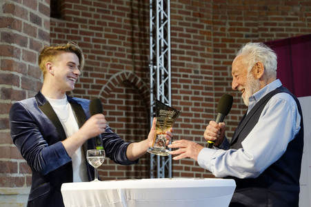Pressekonferenz mit Dieter Hallervorden in Dessau