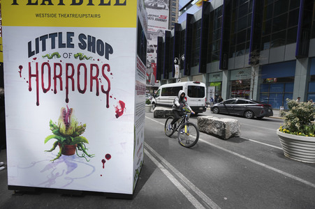 Theaterplakate als Teil der Broadway Grand Gallery in New York