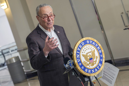 Pressekonferenz mit Chuck Schumer zu Ghost Guns in New York