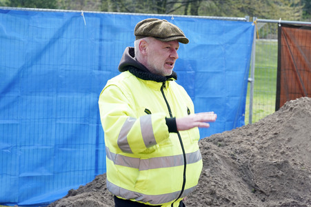 Fototermin Sondierungsgrabungen vom 'Weißen Stier vom Humboldthain' in Berlin