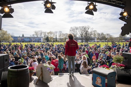 Ostersonntagsfest im Egapark in Erfurt