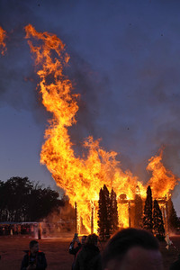 Osterfeuer in Trechwitz