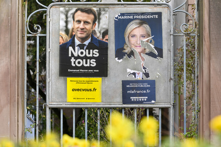 Symbolfoto zur zweiten Runde der Präsidentenwahlen in Frankreich